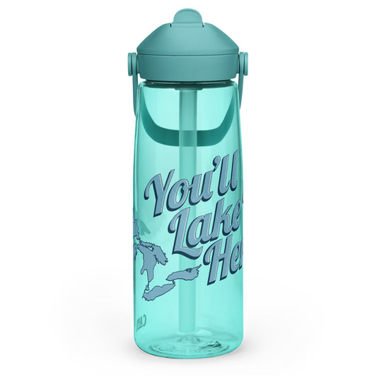 YOU'LL LAKE IT HERE WATER BOTTLE