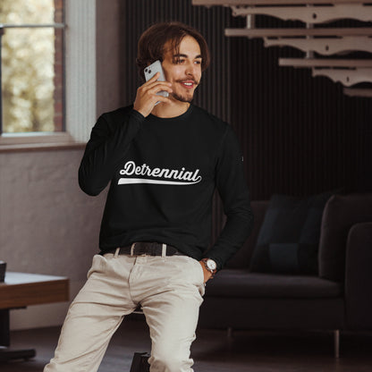 DETRENNIAL LONG SLEEVE FITTED CREW (UNISEX)