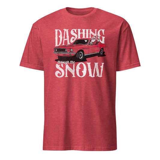 SANTA DASHING THROUGH THE SNOW T-SHIRT