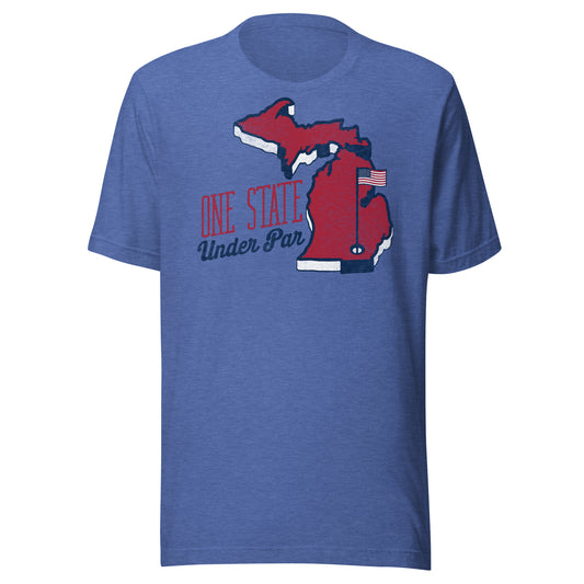 ONE STATE UNDER PAR GOLF T-SHIRT