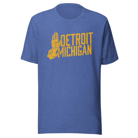 DETROIT IS HERE T-SHIRT