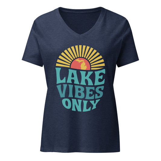 LAKE VIBES ONLY V-NECK T-SHIRT