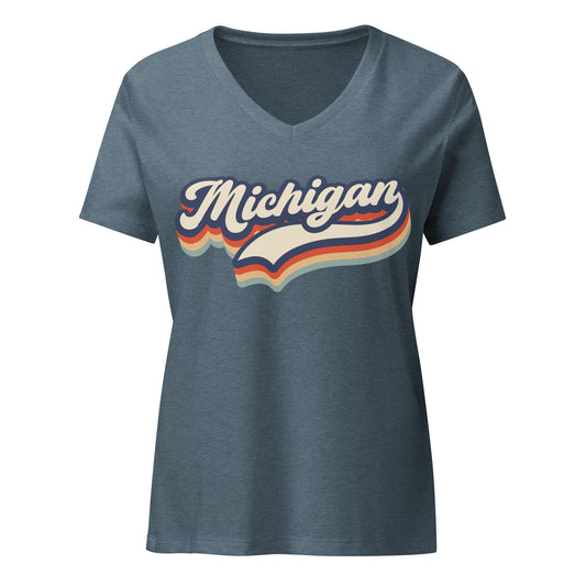 MICHIGAN V-NECK T-SHIRT