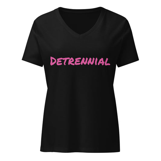 DETRENNIAL WOMEN'S RELAXED V-NECK T-SHIRT