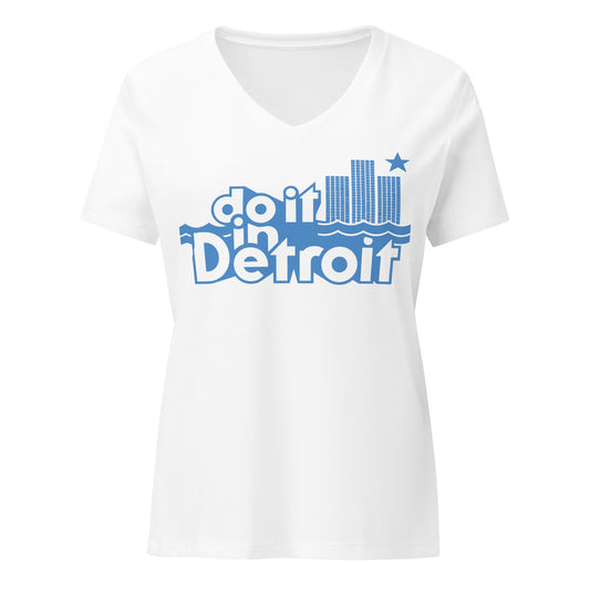 DO IT IN DETROIT WOMEN'S V-NECK