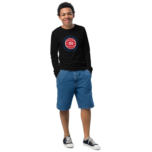 313 BASKETBALL YOUTH LONG SLEEVE TEE (UNISEX)
